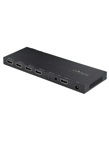 StarTech.com Splitter HDMI 4K con 4 Porte - Sdoppiatore HDMI 2.0 4K 60Hz 1 In e 4 Out - HUB HDMI 4K con Scaler Integrato -