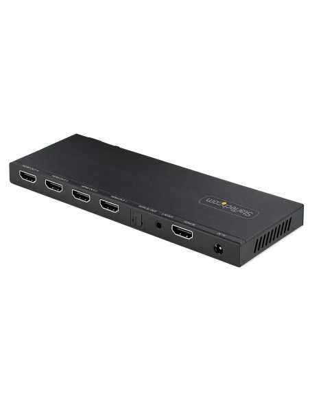 StarTech.com Splitter HDMI 4K con 4 Porte - Sdoppiatore HDMI 2.0 4K 60Hz 1 In e 4 Out - HUB HDMI 4K con Scaler Integrato -