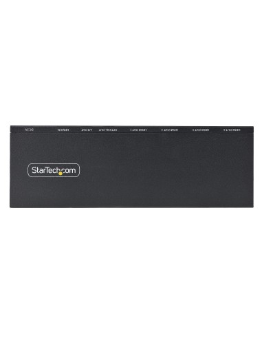 StarTech.com Splitter HDMI 4K con 4 Porte - Sdoppiatore HDMI 2.0 4K 60Hz 1 In e 4 Out - HUB HDMI 4K con Scaler Integrato -