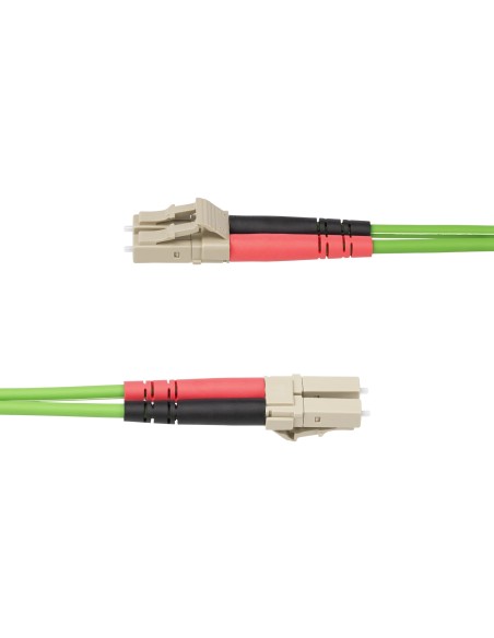 StarTech.com Cavo in Fibra Ottica Multimodale da LC a LC (UPC) OM5 da 25m, Cavo Patch Duplex LOMMF 50 125µm, VCSEL, 40G 100G,