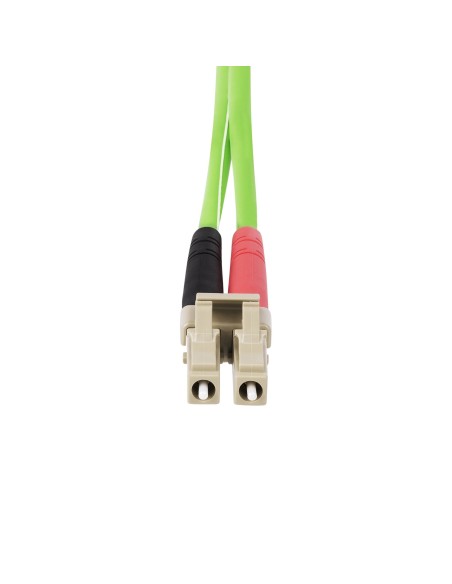 StarTech.com Cavo in Fibra Ottica Multimodale da LC a LC (UPC) OM5 da 25m, Cavo Patch Duplex LOMMF 50 125µm, VCSEL, 40G 100G,