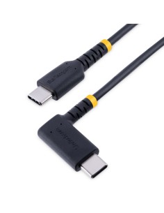 StarTech.com Cavo di Ricarica USB-C a 90° da 2m - Cavetto di Ricarica Veloce USB Tipo-C per uso intensivo - Cavo Dati USB 2.0