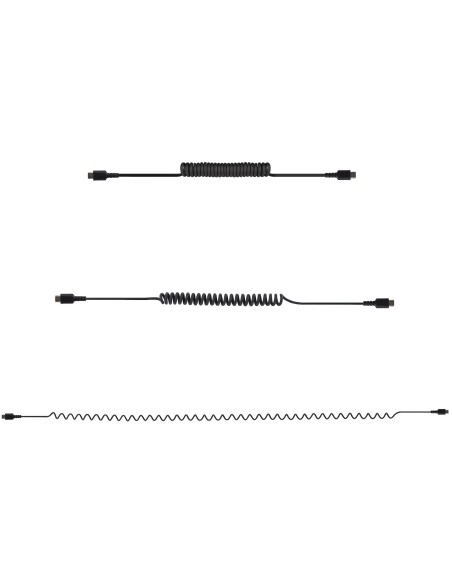 StarTech.com Cavo USB C Ricarica Veloce da 1m Cavetto USB tipo C 2.0 Spiralato di Alimentazione e Sincronizzazione Resistente