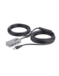 StarTech.com U01043-USB-EXTENDER hub di interfaccia USB 3.2 Gen 1 (3.1 Gen 1) Type-A 5000 Mbit s Nero, Argento
