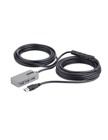 StarTech.com U01043-USB-EXTENDER hub di interfaccia USB 3.2 Gen 1 (3.1 Gen 1) Type-A 5000 Mbit s Nero, Argento