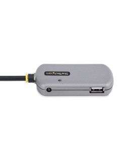 StarTech.com Cavo di Prolunga USB 2.0 da 24m con Hub di Estensione a 4 Porte USB-A, Cavo ripetitore USB attivo, Cavo Prolunga 2