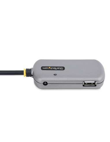 StarTech.com Cavo di Prolunga USB 2.0 da 24m con Hub di Estensione a 4 Porte USB-A, Cavo ripetitore USB attivo, Cavo Prolunga