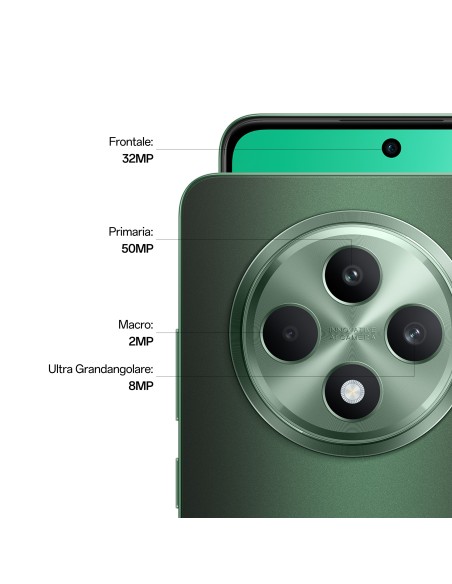 OPPO Reno12 FS 5G AI Smartphone, Tripla fotocamera 50+8+2MP, Selfie 32MP, Display 6.67” 120HZ AMOLED FHD+, 5000mAh, RAM 24 GB