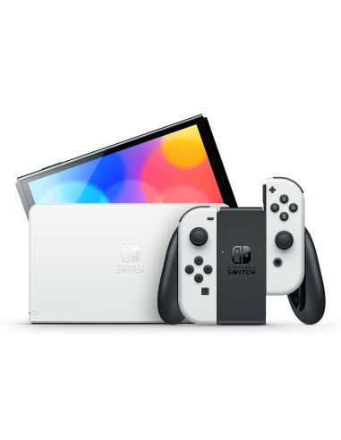 Nintendo console da gioco portatile 17,8 cm (7") 64 GB Touch screen Wi-Fi Nero, Bianco
