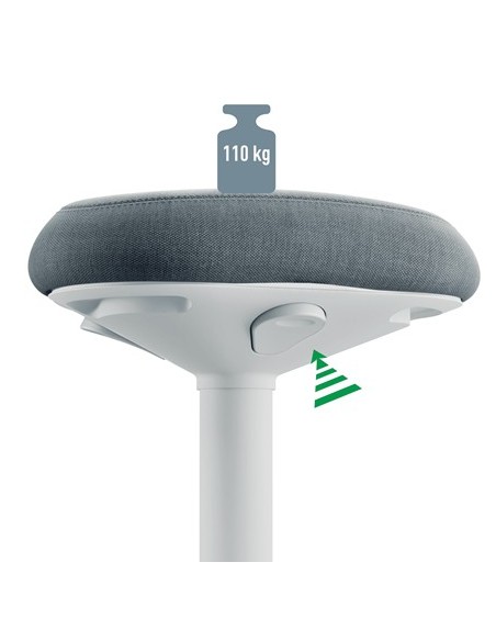 Leitz 65440085 sedia da ufficio e computer Seduta imbottita