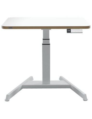 Leitz 65340001 piano di scrivania per computer Forma quadrata Alluminio Grigio scuro