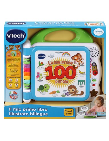 VTech Baby Il mio primo libro illustrato bilingue - Le mie prime 100 parole