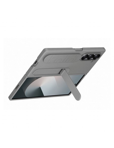 Samsung Galaxy Z Fold6 Silicone Grip Case with Stand Grigia
