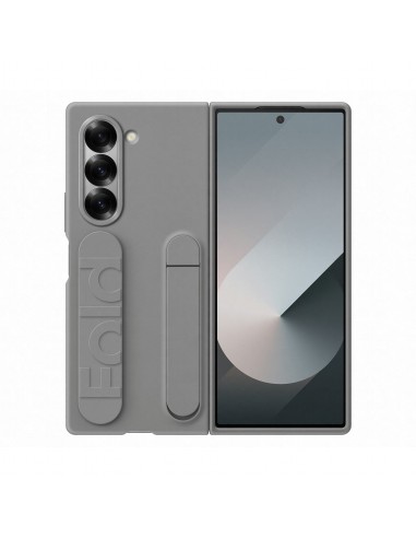 Samsung Galaxy Z Fold6 Silicone Grip Case with Stand Grigia