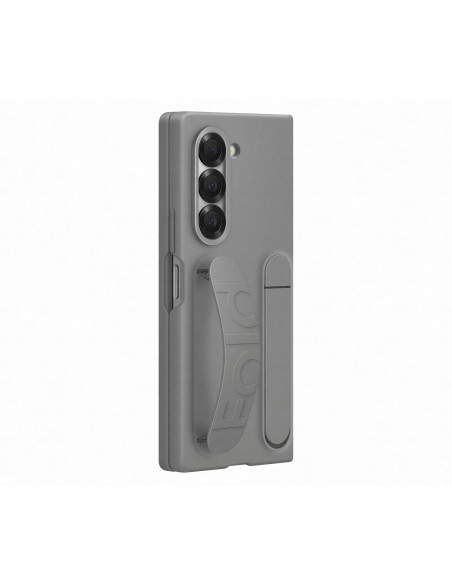 Samsung Galaxy Z Fold6 Silicone Grip Case with Stand Grigia