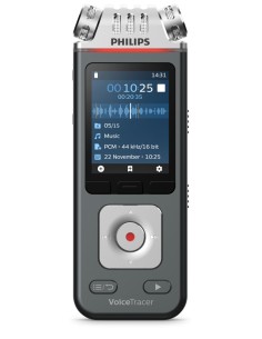 Philips VoiceTracer Nero, Grigio