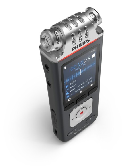 Philips VoiceTracer Nero, Grigio