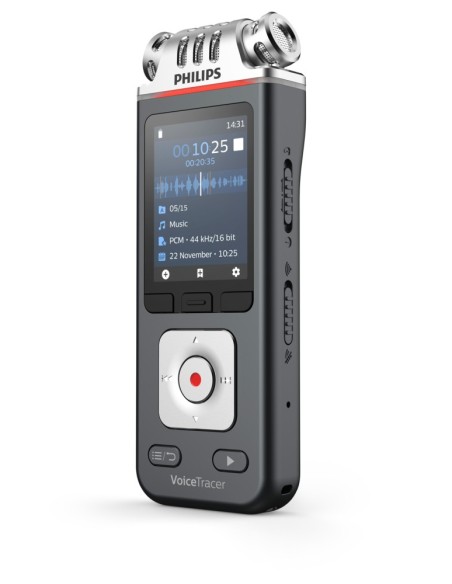 Philips VoiceTracer Nero, Grigio
