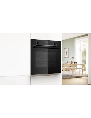 Bosch Serie 4 HQA534BB3 Forno con vapore da incasso 60 x 60 cm Nero Classe A+