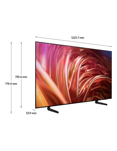 Samsung TV OLED 4K 55” QE55S85DAEXZT Smart TV Wi-Fi Graphite Black 2024, Processore NQ4 AI GEN2, Self-illuminating pixels,