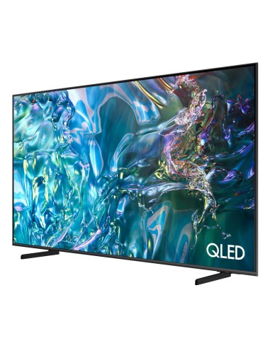Samsung Q60D TV QLED 4K 50” QE50Q60DAUXZT Smart TV Wi-Fi Titan Gray 2024, Quantum Processor Lite 4K, 4K Upscaling, AirSlim