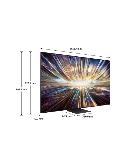 Samsung Smart TV 65” QE65QN800DTXZT Neo QLED 8K Mini LED Graphite Black 2024, Processore NQ8 AI GEN2, 8K AI Upscaling, Infinity