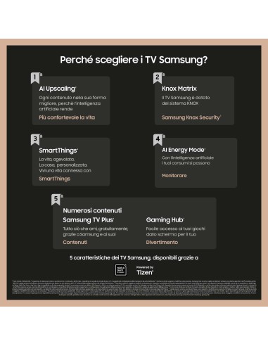 Samsung Smart TV 85” QE85QN800DTXZT Neo QLED 8K Mini LED Graphite Black 2024, Processore NQ8 AI GEN2, 8K AI Upscaling, Infinity