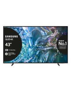 Samsung Q60D TV QLED 4K 43” QE43Q60DAUXZT Smart TV Wi-Fi Titan Gray 2024, Quantum Processor Lite 4K, 4K Upscaling, AirSlim