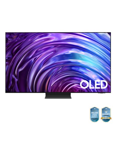 Samsung TV OLED 4K 55" QE55S95DATXZT Smart TV Wi-Fi Graphite Black 2024, Processore NQ4 AI GEN2, OLED Glare Free, Infinity One
