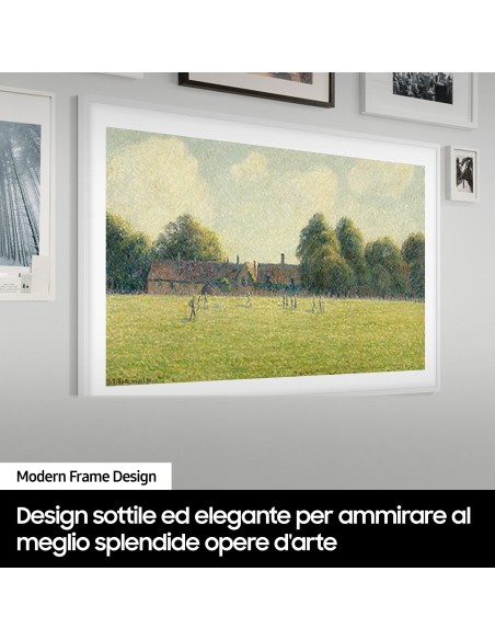 Samsung TV QLED 4K 65” QE65LS03DAUXZT Smart TV Wi-Fi Black 2024, Matte Display, Processore Quantum 4K, Modern Frame Design,