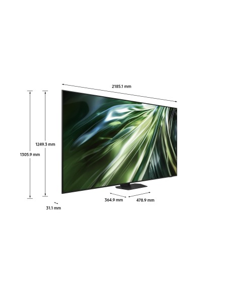 Samsung QN90D TV Neo QLED 4K 98” QE98QN90DATXZT Smart TV Wi-Fi Titan Gray 2024, Processore NQ4 AI GEN2, Tecnologia Quantum