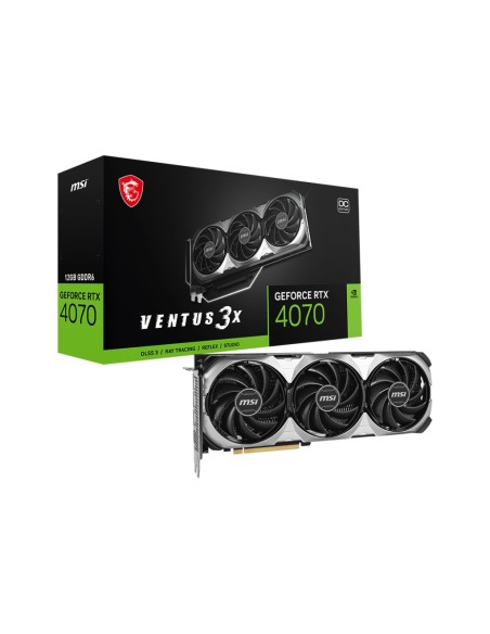 MSI VENTUS GeForce RTX 4070 3X E1 12G OC NVIDIA 12 GB GDDR6X