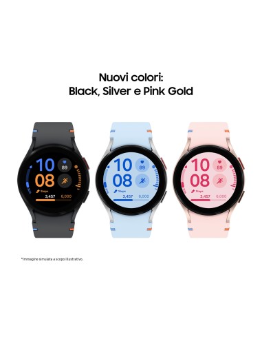Samsung Galaxy Watch FE 40mm, Smartwatch Analisi del Sonno, Ghiera Touch in Alluminio, Black