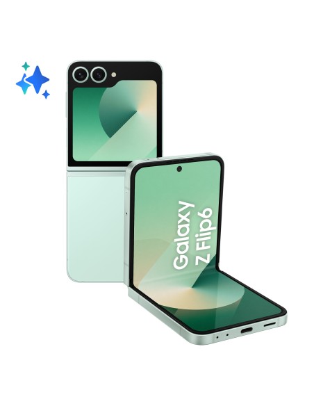Samsung Galaxy Z Flip6 Smartphone AI, 256GB, RAM 12GB, Display 3,4" SAMOLED 6,7" Dynamic AMOLED 2X, Mint