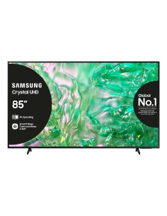 Samsung TV Crystal UHD 4K 85” UE85DU8070UXZT Smart TV Wi-Fi Black 2024, Processore Crystal 4K, 4K Upscaling, AirSlim Design,