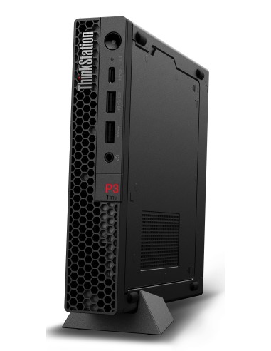 Lenovo ThinkStation P3 Tiny Intel® Core™ i7 i7-14700T 32 GB DDR5-SDRAM 1 TB SSD NVIDIA T400 Windows 11 Pro Mini PC Stazione di