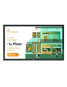 NEC MultiSync M651 Pannello piatto per segnaletica digitale 165,1 cm (65") LCD 500 cd m² 4K Ultra HD Nero Touch screen