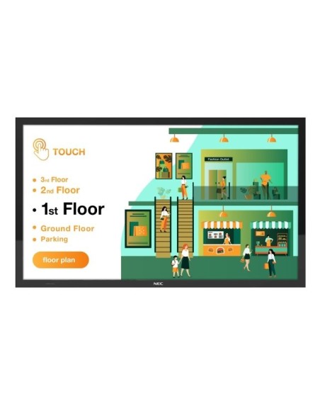 NEC MultiSync M651 Pannello piatto per segnaletica digitale 165,1 cm (65") LCD 500 cd m² 4K Ultra HD Nero Touch screen