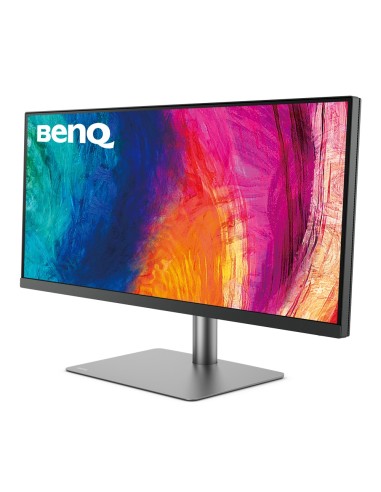 BenQ PD3420Q Monitor PC 86,4 cm (34") 3440 x 1440 Pixel Quad HD LED Grigio