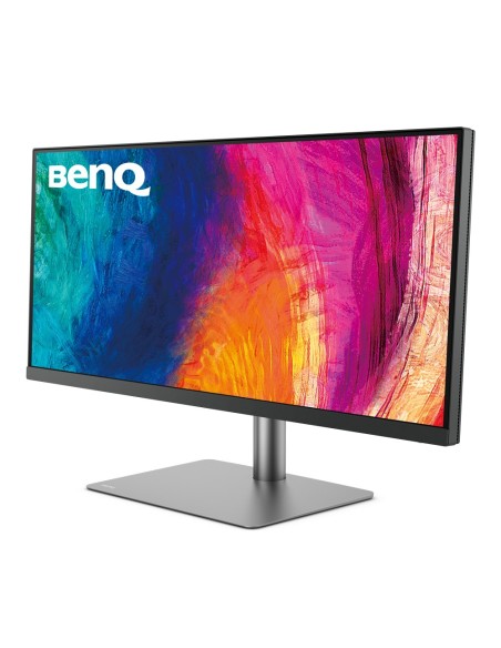 BenQ PD3420Q Monitor PC 86,4 cm (34") 3440 x 1440 Pixel Quad HD LED Grigio