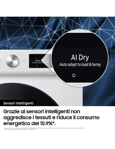 Samsung Asciugatrice BESPOKE AI™ QuickDry 9Kg DV90BB7445GB