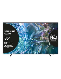 Samsung Q60D TV QLED 4K 85” QE85Q60DAUXZT Smart TV Wi-Fi Titan Gray 2024, Quantum Processor Lite 4K, 4K Upscaling, AirSlim