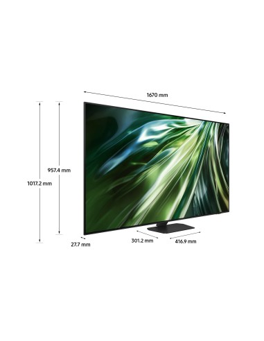 Samsung Smart TV 75” QE75QN90DATXZT Neo QLED 4K Mini LED Titan Black 2024, Processore NQ4 AI GEN2, Tecnologia Quantum Matrix,