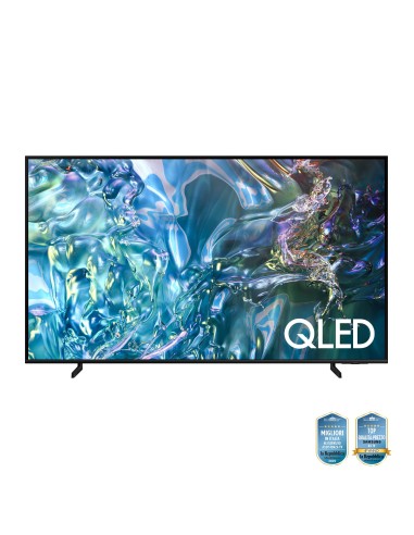 Samsung Q60D TV QLED 4K 75” QE75Q60DAUXZT Smart TV Wi-Fi Titan Gray 2024, Quantum Processor Lite 4K, 4K Upscaling, AirSlim