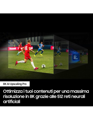 Samsung Smart TV 75” QE75QN900DTXZT Neo QLED 8K Mini LED Graphite Black 2024, Processore NQ8 AI GEN3, 8K AI Upscaling Pro,