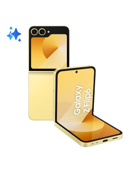 Samsung Galaxy Z Flip6 Smartphone AI, 256GB, RAM 12GB, Display 3,4" SAMOLED 6,7" Dynamic AMOLED 2X, Yellow