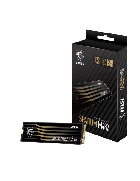MSI SPATIUM M482 2 TB M.2 PCI Express 4.0 NVMe 3D NAND