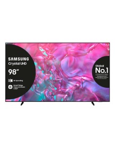 Samsung TV Crystal UHD 4K 98” UE98DU9070UXZT Smart TV Wi-Fi Graphite Black 2024, Processore Crystal 4K, 4K Upscaling, Slim