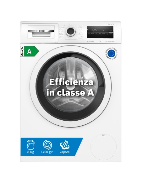 Bosch Serie 4 WAN28208II Lavatrice a carica frontale 8 kg 1400 rpm Classe A