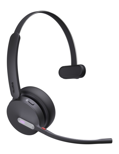 Yealink WH64 Mono Teams Auricolare Wireless A Padiglione Ufficio USB tipo-C Bluetooth Nero